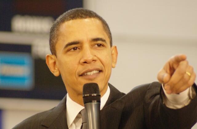 Michelle Obama tikina, kad JAV prezidentas nesidažo plaukų