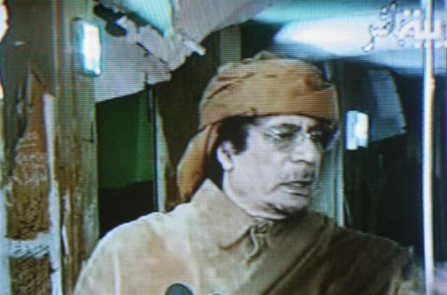 Minske pastebėtas Muamaro Kadafio lėktuvas