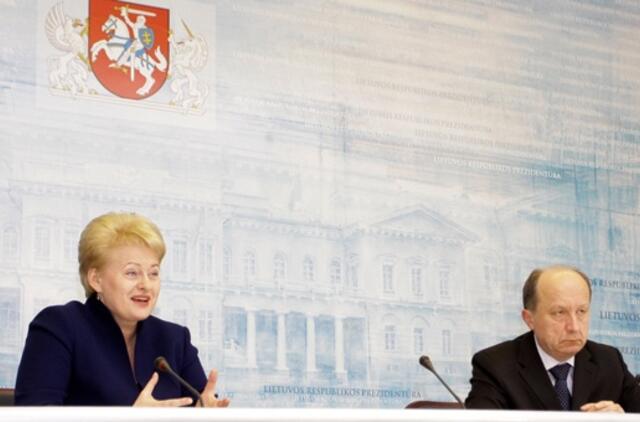 Pasak Dalios Grybauskaitės, Vyriausybė su korupcija kovojo vangiai