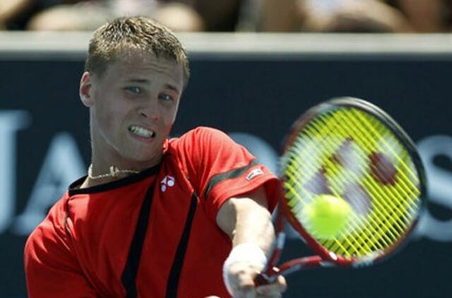 Ričardas Berankis pralaimėjo buvusiai pirmajai pasaulio raketei