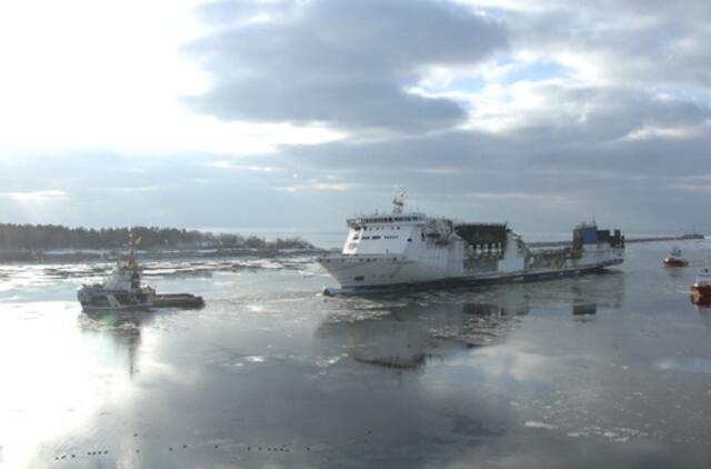 Sudegęs "LISCO Gloria" - jau Klaipėdoje