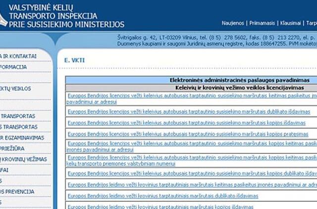 Visos inspekcijos paslaugos - elektroniniu būdu