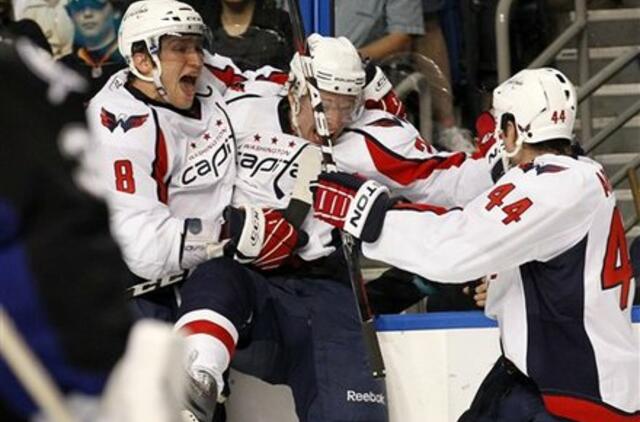 "Capitals" ledo ritulininkai šventė pergalę