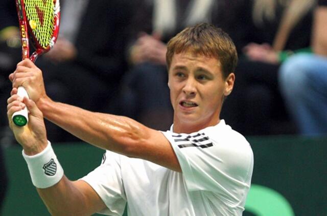 Deiviso taurės mače Ričardas Berankis Lietuvai iškovojo pirmąją pergalę