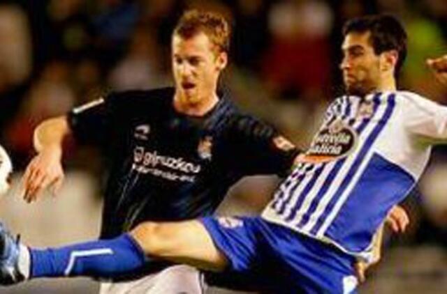 "Deportivo" įveikė "Real Sociedad"