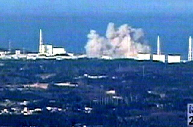 Fukišimos branduolinėje jėgainėje - dar vienas sprogimas ir gaisras