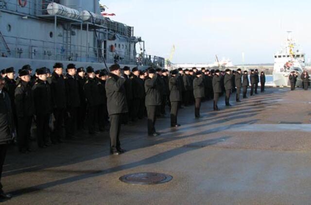 Karinės jūrų pajėgos minėjo Kovo 11-ąją