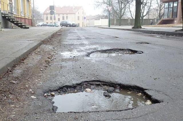 Konkursas "Didžiausia duobė"