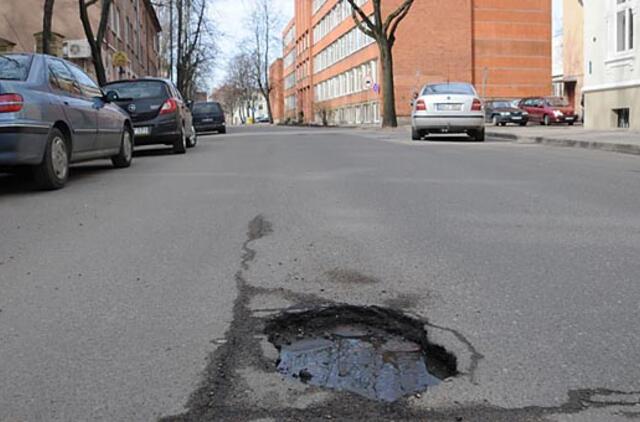 Konkursas "Didžiausia duobė"