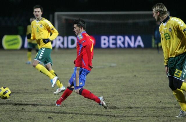 Lietuvos futbolo rinktinė Kaune pralaimėjo ispanams 1:3