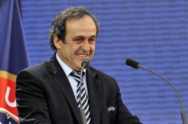 Mišelis Platini perrinktas UEFA prezidentu