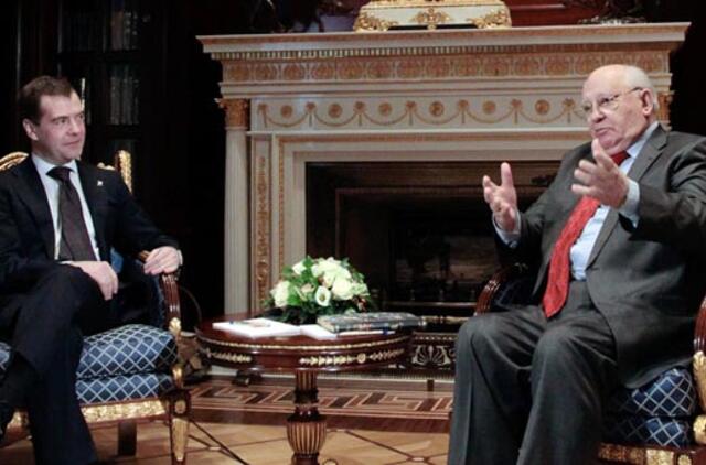 Rusijos vadovai pasveikino Michailą Gorbačiovą 80-ojo gimtadienio proga