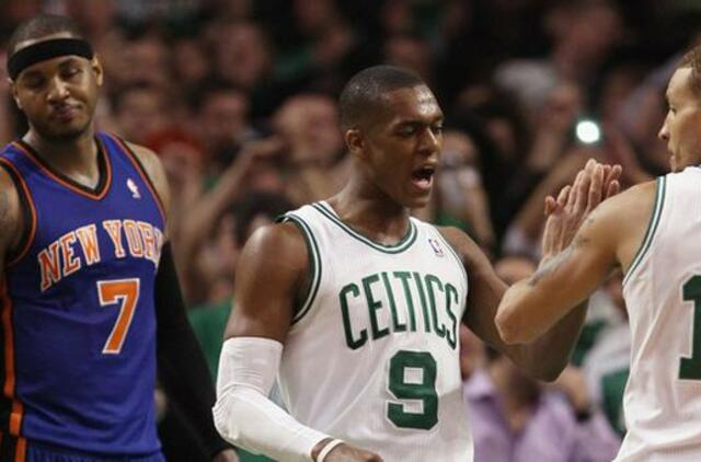 "Celtics" ir vėl palaužė "New York Knicks"
