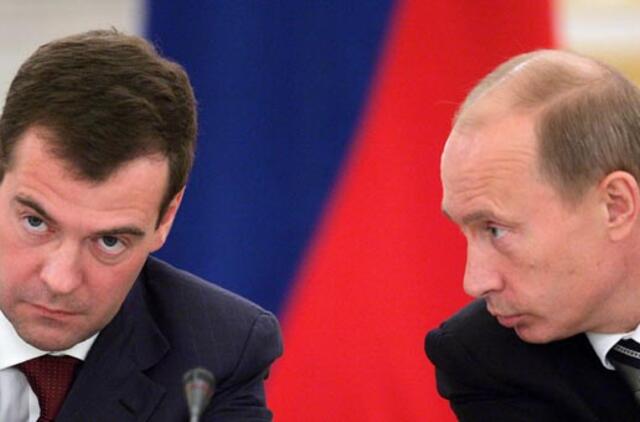 Dmitrijus Medvedevas: artėja metas, kai su Vladimiru Putinu apsispręsime dėl prezidento rinkimų