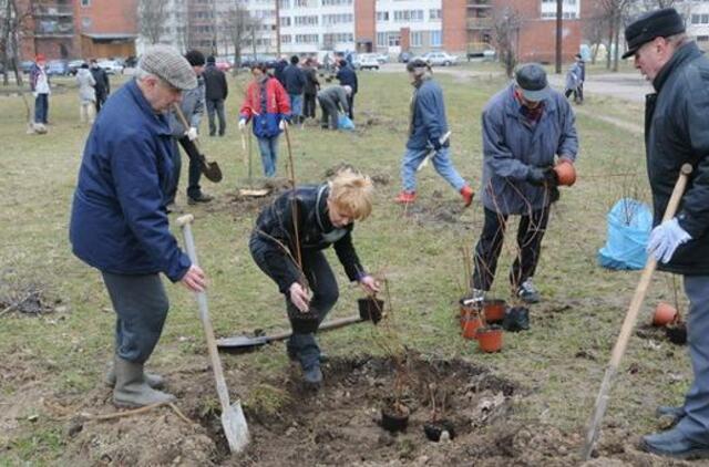 "Draugystės" parkas virsta draugiška vieta