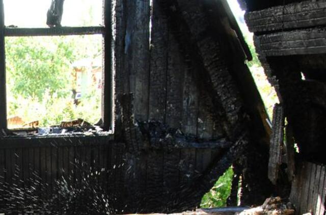 Gaisro metu žuvo moteris