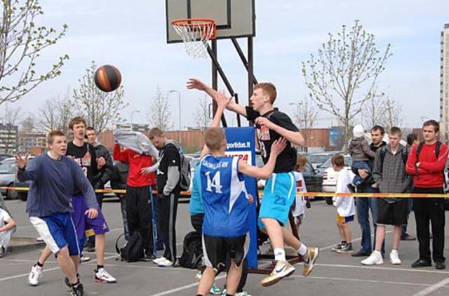 Klaipėdoje - gatvės krepšinio aistros