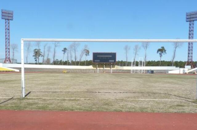 Klaipėdos stadionas futbolui dar nepasiruošęs