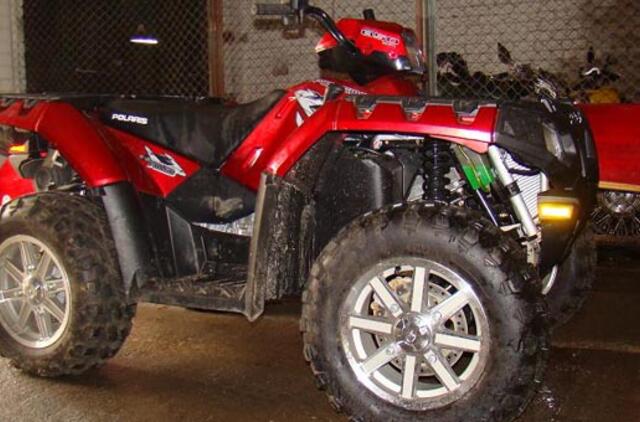 Klaipėdos uoste - įtartinas keturratis