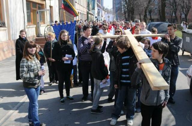 Kristaus kančia suvienijo klaipėdiečius