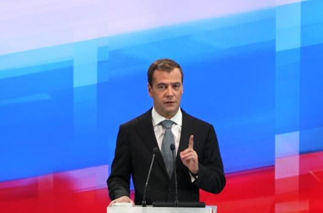 Dmitrijus Medvedevas: Michailo Chodorkovskio išėjimas į laisvę nekelia grėsmės