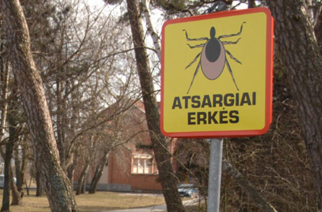 Erkių aktyvumo pikas gali užtrukti porą mėnesių