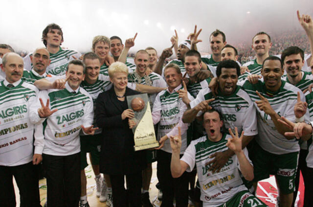 Kauno "Žalgiris" 13-ąjį kartą tapo LKL čempionu