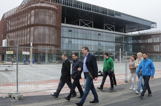 Krepšinio delegacijos žvalgėsi po Klaipėdos areną