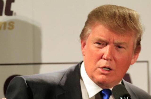 Milijardierius Donaldas Trampas paskelbė nesieksiantis JAV prezidento posto