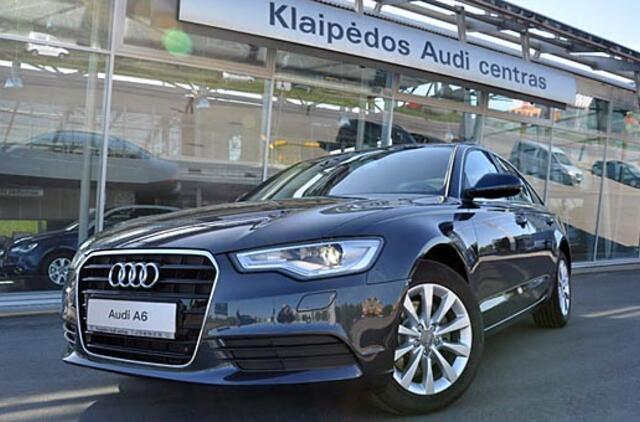 Naujasis "Audi A6" jau laukia klientų