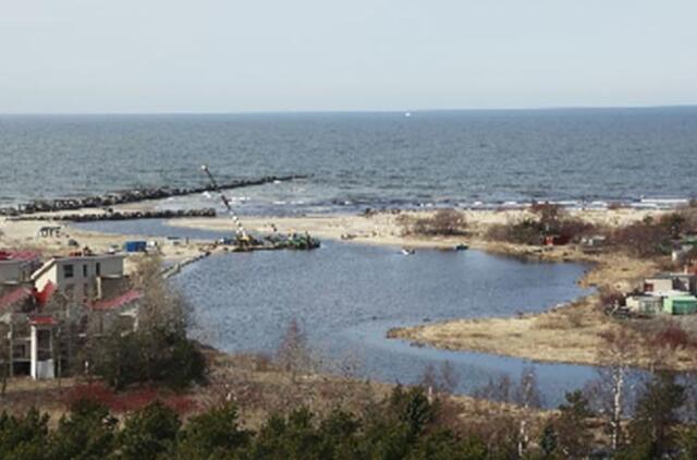 Šventosios uoste aptiktas į sprogmenį panašus daiktas