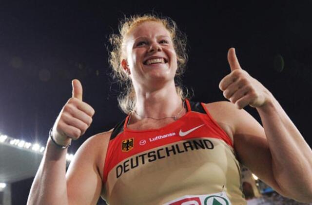 Vokietijos kūjo metikė Betty Heidler pagerino pasaulio rekordą