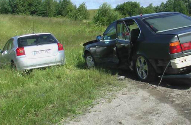 Avarijos metu sužalotas mažametis