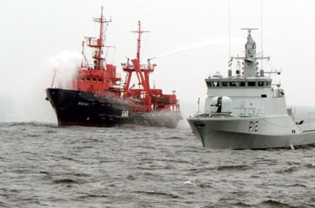 Baltijos jūroje per pratybas susižeidė Lietuvos karys