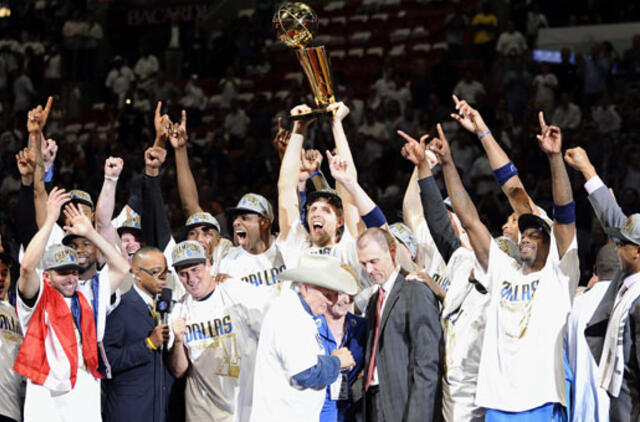 NBA čempionai - "Dallas Mavericks" krepšininkai