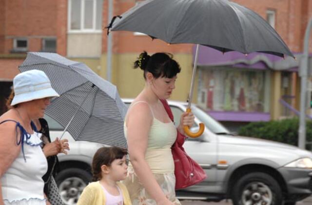 Orai: bus ir lietaus, ir vasariškos šilumos