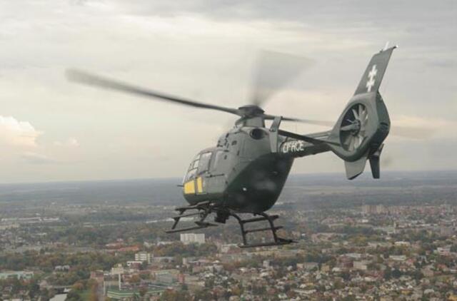 Organas iš Klapėdos į Kauną skraidintas sraigtasparniu