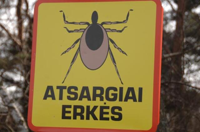 Palijus erkės suaktyvėja