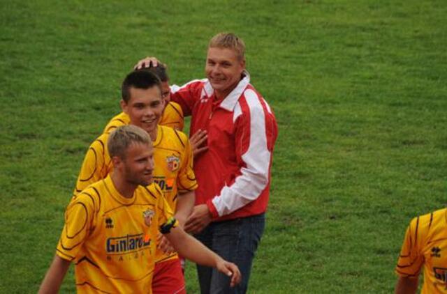 Pergalingas didžiojo futbolo sugrįžimas į Klaipėdą