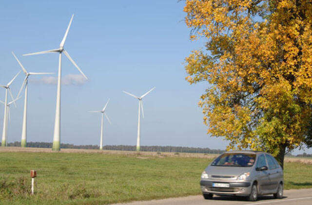 Tebeverda aistros dėl vėjo jėgainių