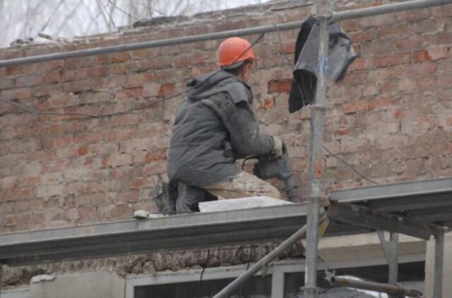 40 proc. įmonių vadovų prognozuoja, kad statybos brangs