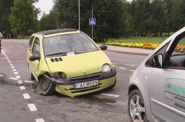 Avarijos kaltininkę padėjo nustatyti kameros