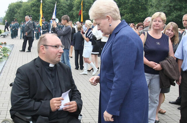 Dalia Grybauskaitė: tikėjimas teisingumu mus telkia vienybei