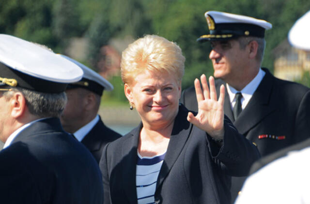 Ketvirtadienį Klaipėdoje laukiama prezidentės