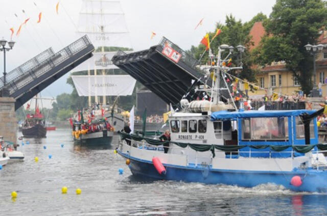 Laivų parado metu sulaikyti neblaivūs laivavedžiai