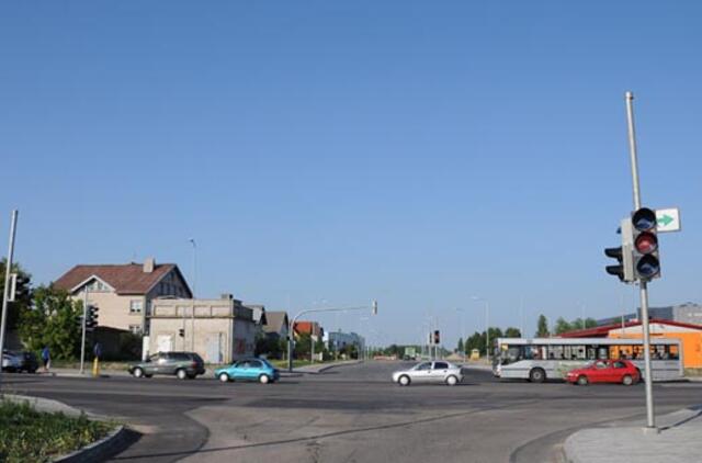 Minijos gatvėje - dar vienas šviesoforas