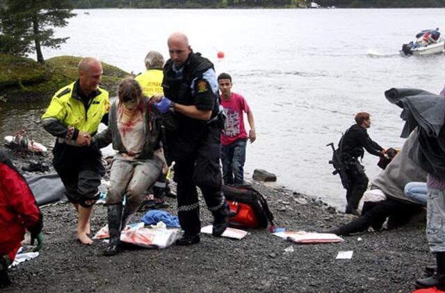 Norvegijoje išpuolių aukų skaičius išaugo iki 91