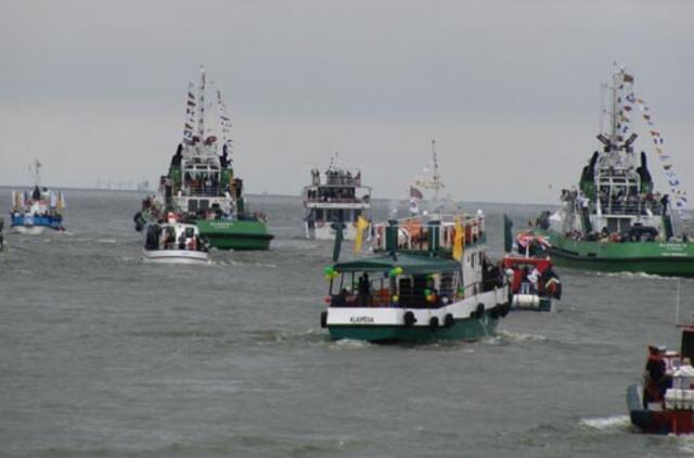 Pagerbti žuvusiųjų jūroje atminimą galėjo visi