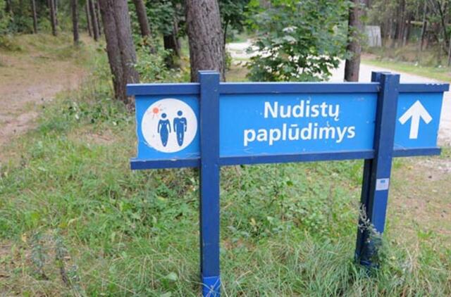 Posėdžiaus nudistų pliaže