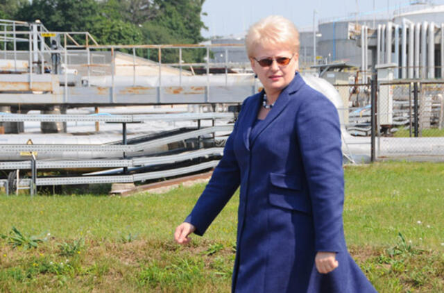 Prezidentė prižiūrės dujų terminalo projektą